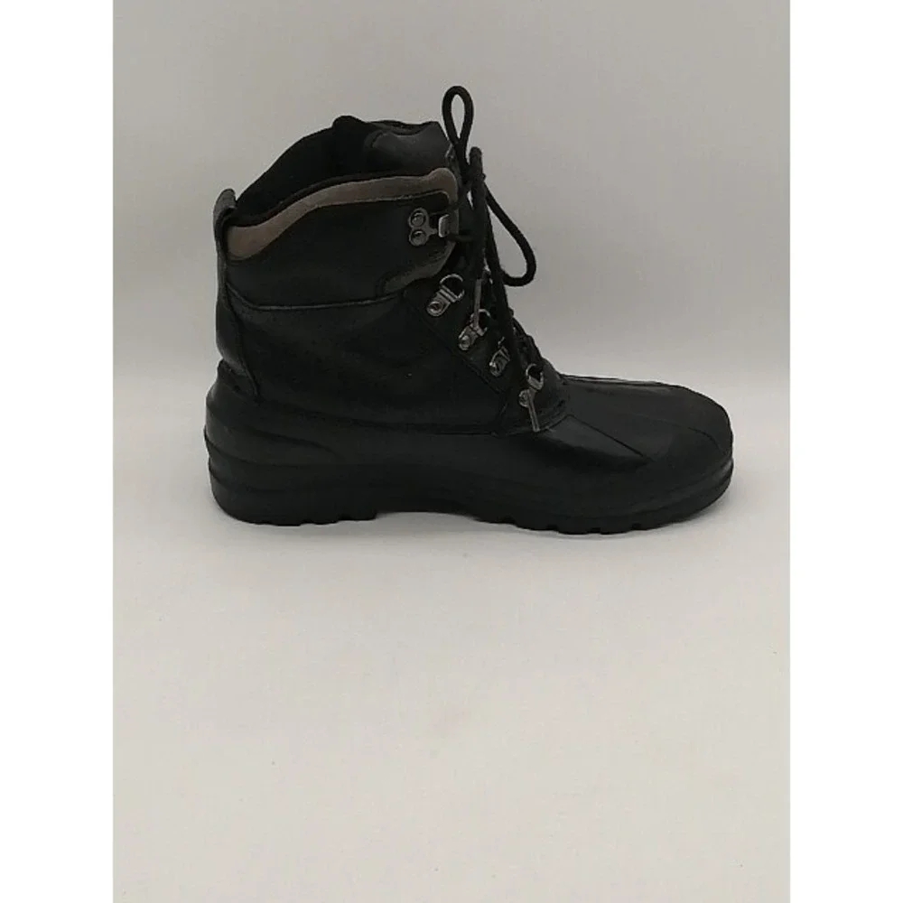 Itasca Boots Womens Black 6 Winter Leather Shoe Thinsulate Insulation 641292